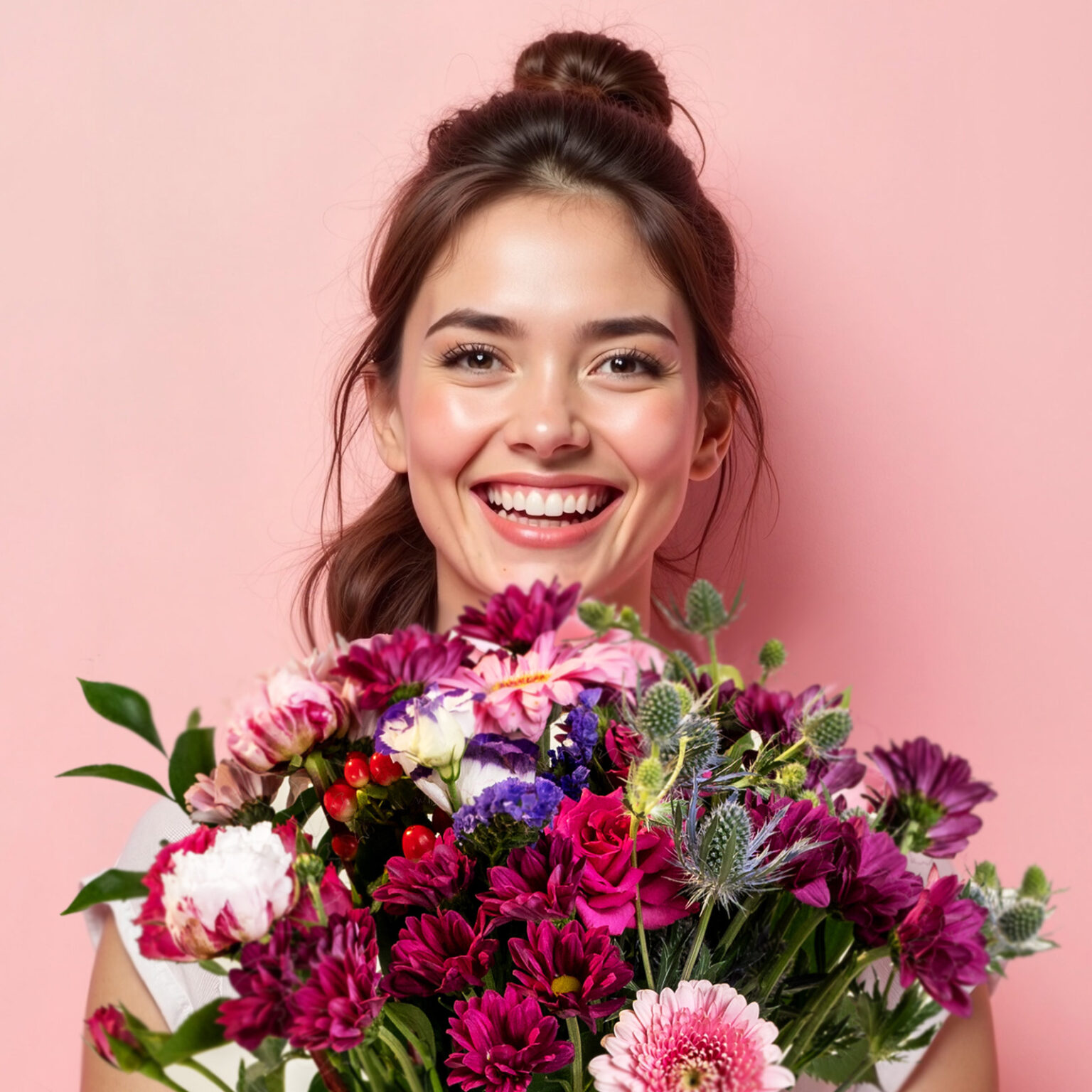 Mazzo-fiori-misti-tonalità-rosa